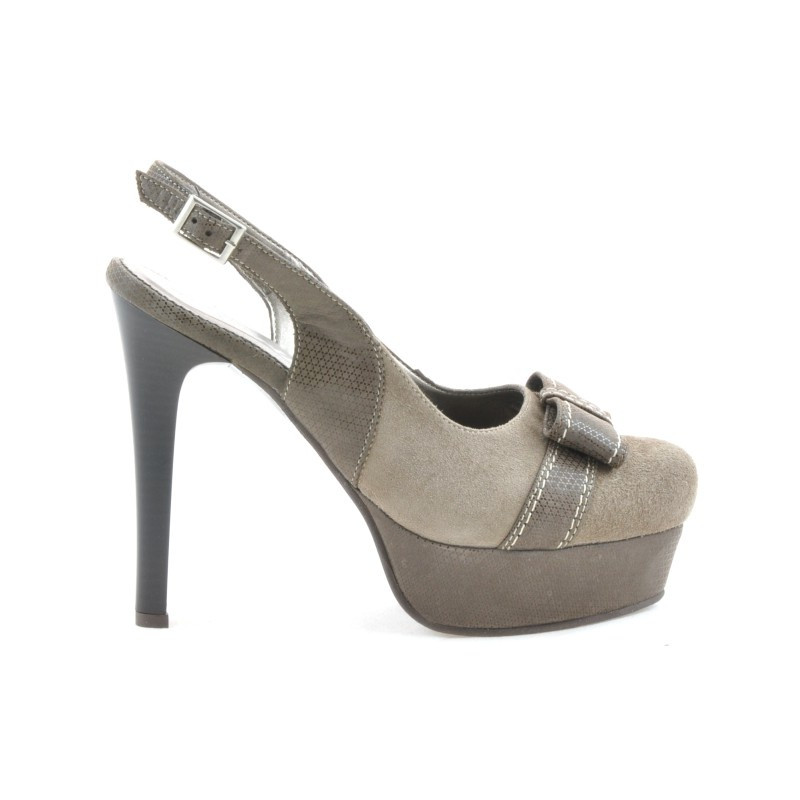 Sandali donna 1096 sabbia antelope combinato