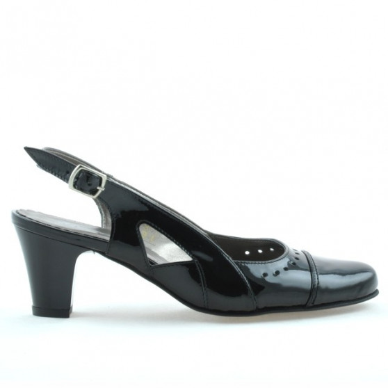 Sandali donna 1097 vernice nera