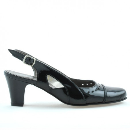 Sandali donna 1097 vernice nera