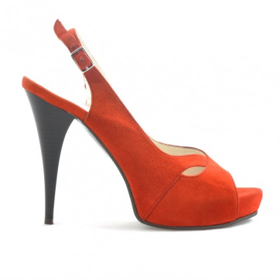 Sandali donna 1080 rosso antilope