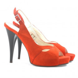 Sandali donna 1080 rosso antilope