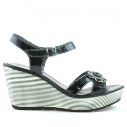Sandali donna 5006 vernice nera