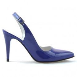 Sandali donna 1249 vernice blu