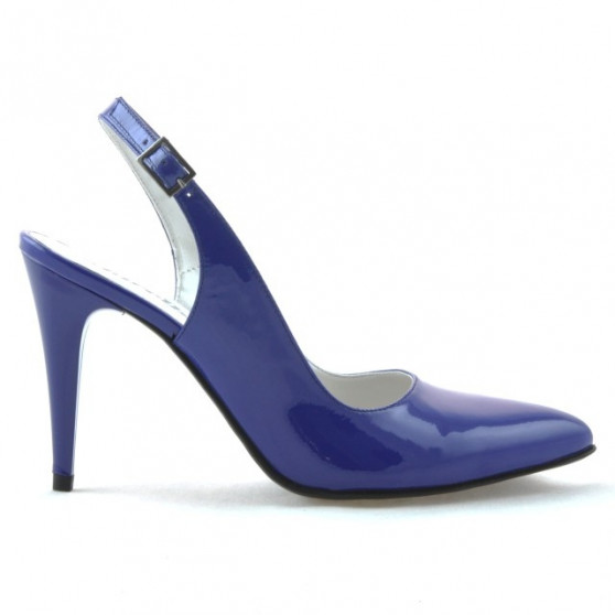 Sandali donna 1249 vernice blu
