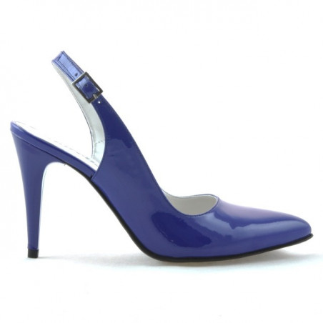 Sandali donna 1249 vernice blu