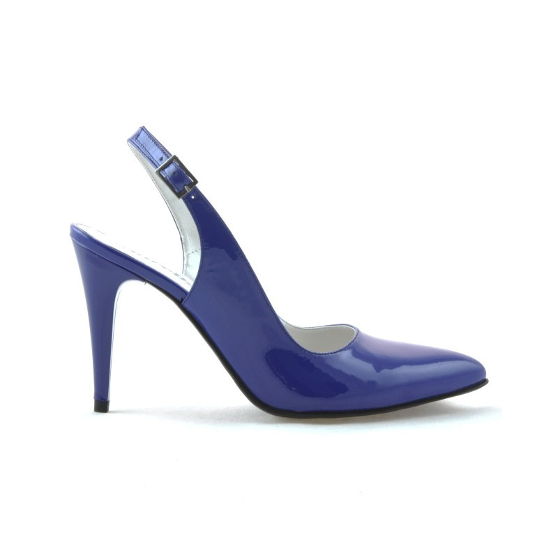 Sandali donna 1249 vernice blu