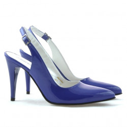 Sandali donna 1249 vernice blu