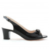 Sandali donna 1251 vernice nera