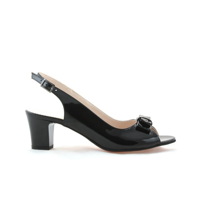 Sandali donna 1251 vernice nera