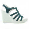 Sandali donna 575 verde velluto