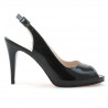 Sandali donna 1250 vernice nera satinata