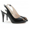 Sandali donna 1250 vernice nera satinata