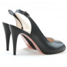 Sandali donna 1250 vernice nera satinata