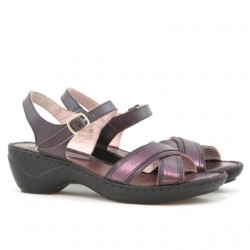 Sandali donna 501 viola combinato