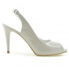 Sandali donna 1250 vernice beige perla
