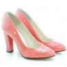 Scarpe eleganti donna 1214 vernice rosso corallo