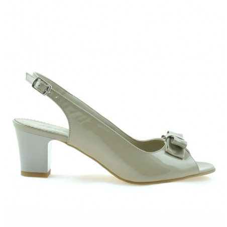 Sandali donna 1251 vernice beige