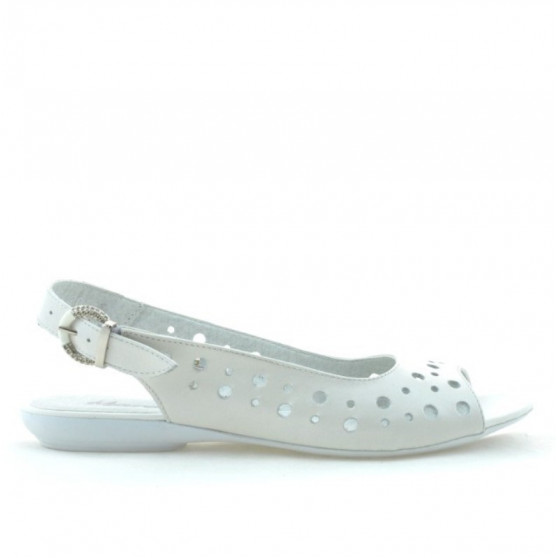 Sandali donna 5020 bianco perla