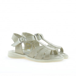 Sandali bambini piccoli 53c vernice beige