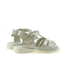 Sandali bambini piccoli 53c vernice beige