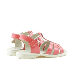 Sandali per bambini piccoli 53c vernice corallo