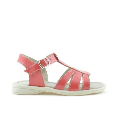 Sandali per bambini piccoli 53c vernice corallo