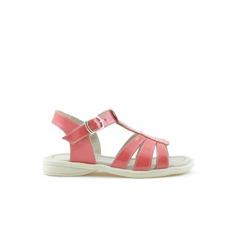 Sandali per bambini piccoli 53c vernice corallo