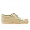 Mocassini uomo 818p beige traforato