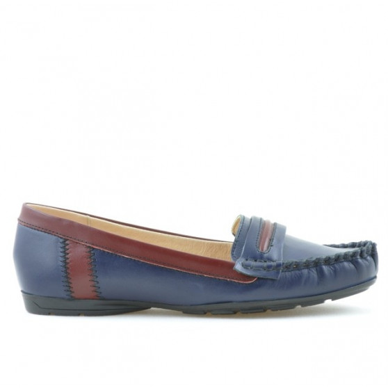 Mocassini donna 619 indaco+vinaccia