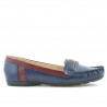Mocassini donna 619 indaco+vinaccia