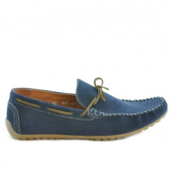 Mocassini uomo 863 bufalo indaco