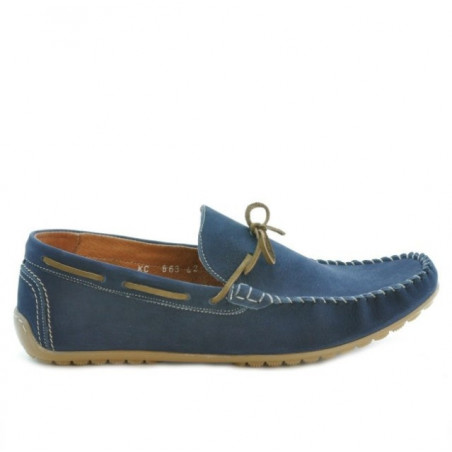 Mocassini uomo 863 bufalo indaco