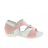 Sandali per bambini piccoli 09c rosa+bianco