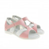 Sandali per bambini piccoli 09c rosa+bianco