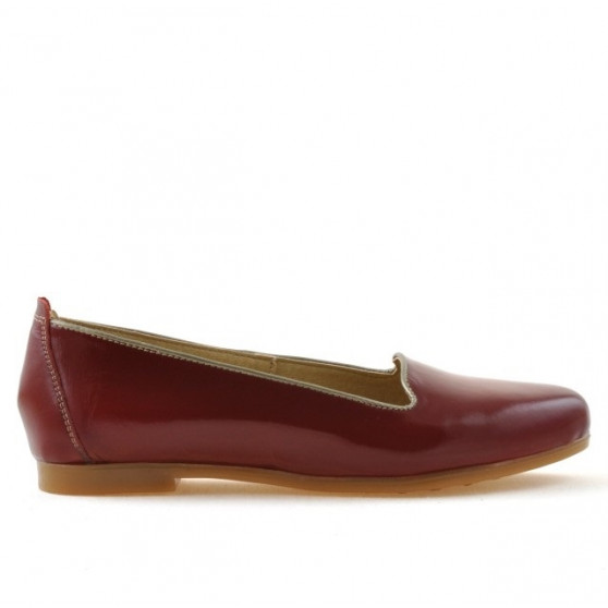 Ballerine donna 662 vernice bordeaux