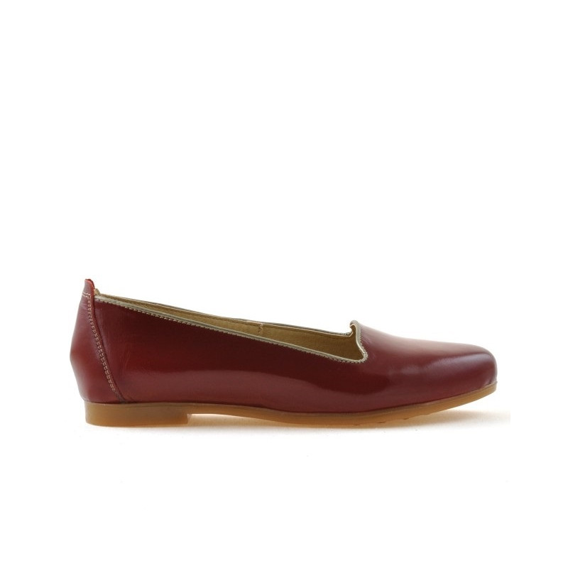 Ballerine donna 662 vernice bordeaux