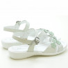 Sandali bambini 523 bianco+verde chiaro