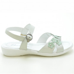 Sandali bambini 523 bianco+verde chiaro