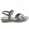 Sandali per bambini 523 vernice nera+viola