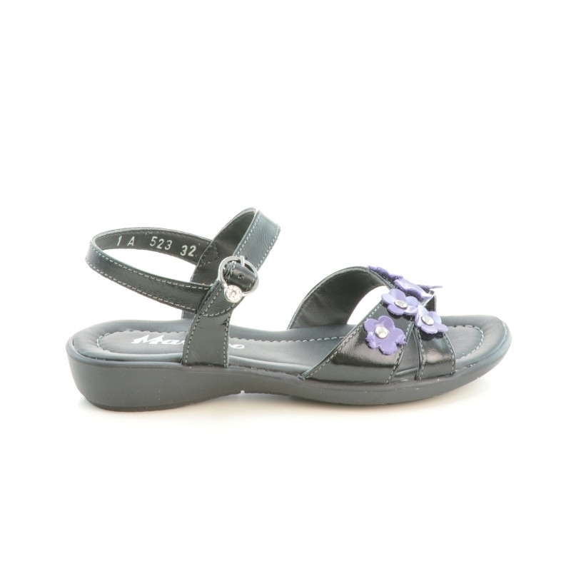 Sandali per bambini 523 vernice nera+viola