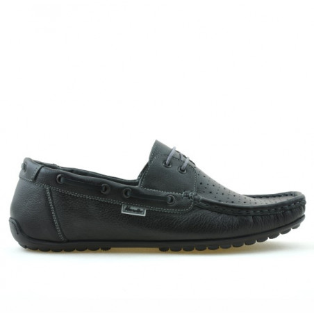 Mocassini uomo 778p nero traforato
