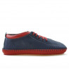 Mocassini uomo 864 indaco+rosso