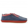 Mocassini uomo 864 indaco+rosso