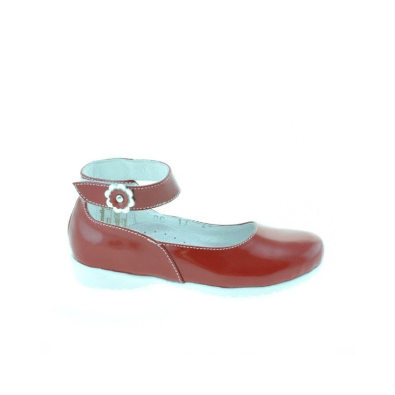 Scarpe bambini piccoli 17c vernice rossa