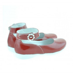 Scarpe bambini piccoli 17c vernice rossa