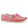 Mocassini donna 661 rosso corallo