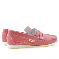 Mocassini donna 661 rosso corallo