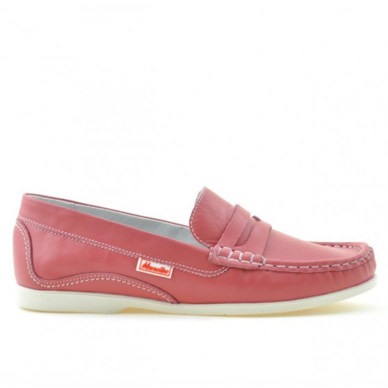 Mocassini donna 661 rosso corallo