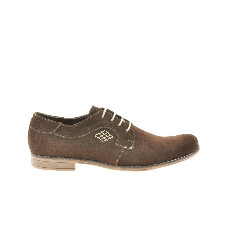 Scarpe casual / eleganti uomo 730 caffè velour
