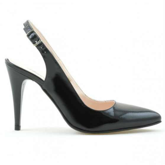 Sandali donna 1249 vernice nera